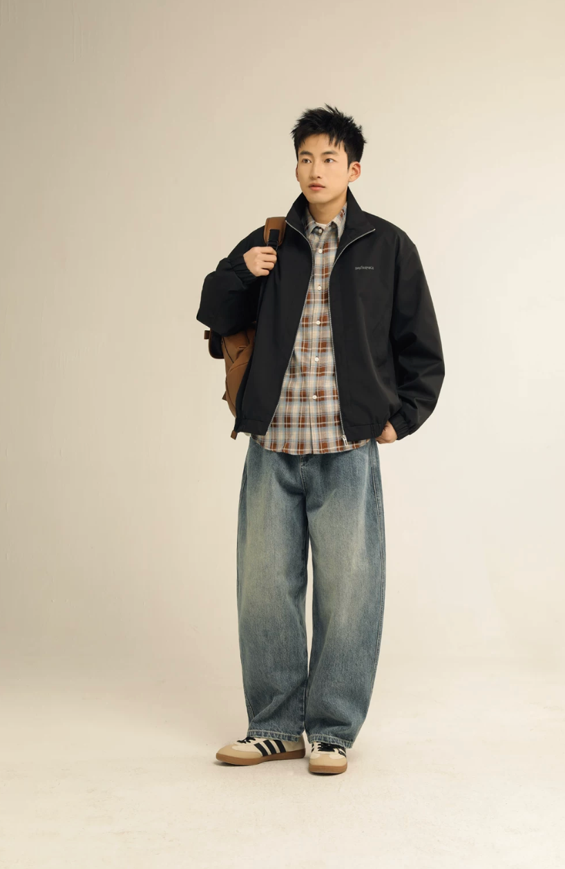 ACTUP スタンドカラージャケット MB5155