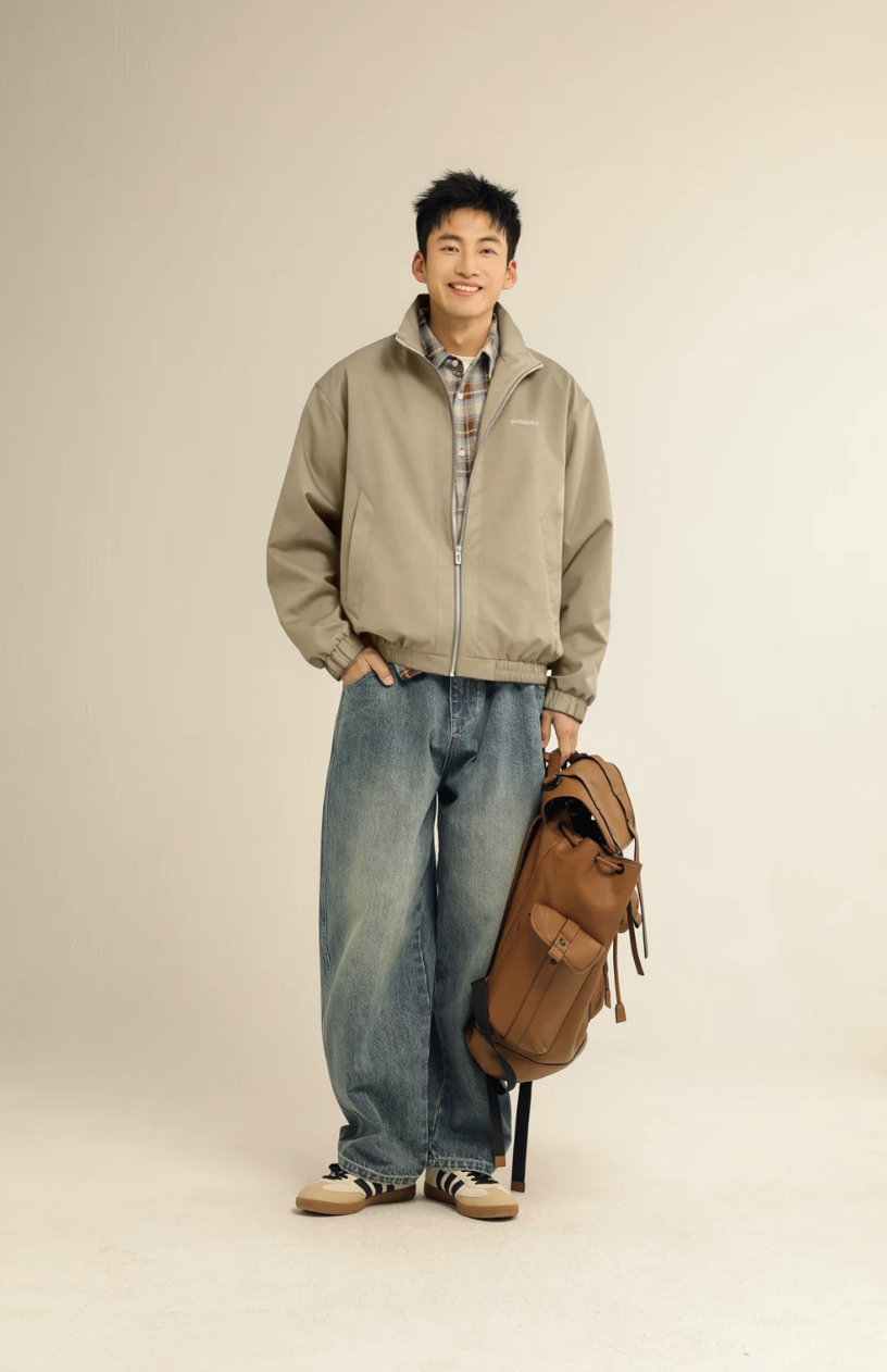 ACTUP スタンドカラージャケット MB5155