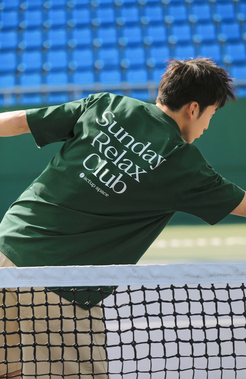ACTUP バックプリント Tシャツ MB5162