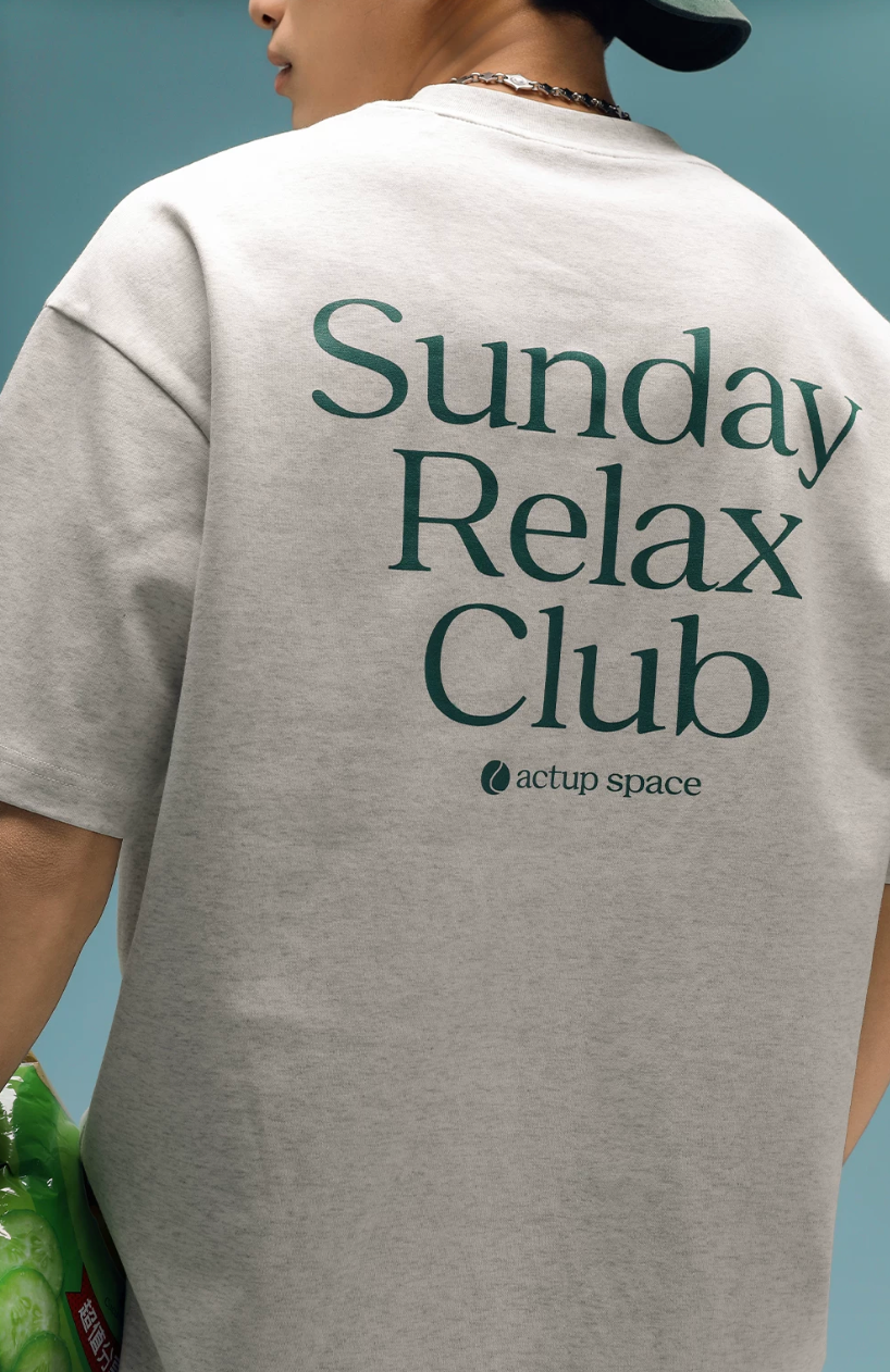 ACTUP バックプリント Tシャツ MB5162
