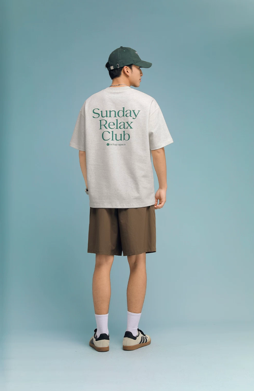 ACTUP バックプリント Tシャツ MB5162