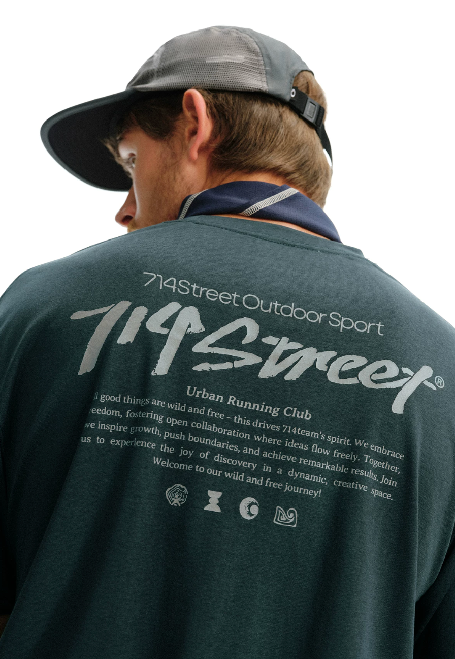 714STREET バックプリント Tシャツ MB5166