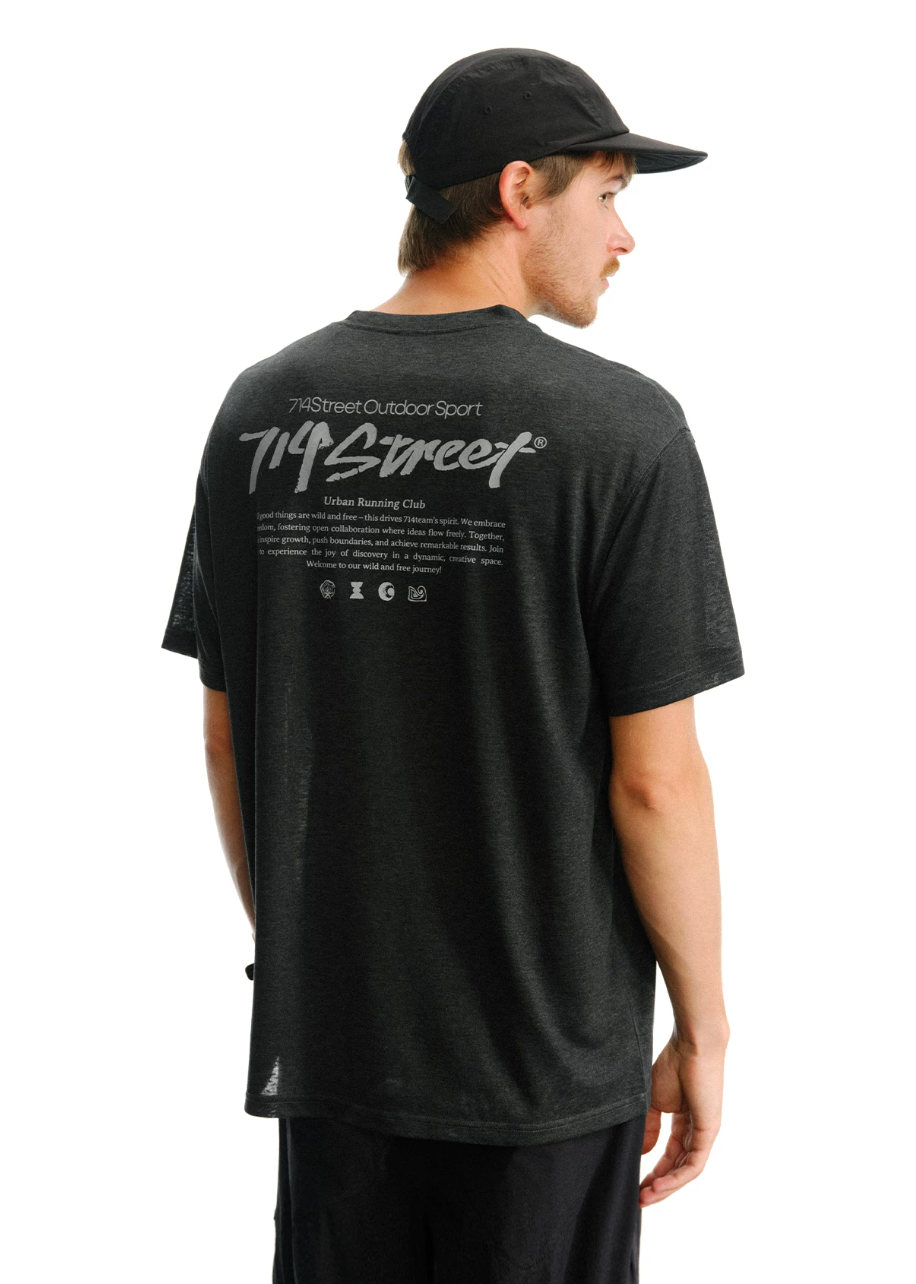 714STREET バックプリント Tシャツ MB5166