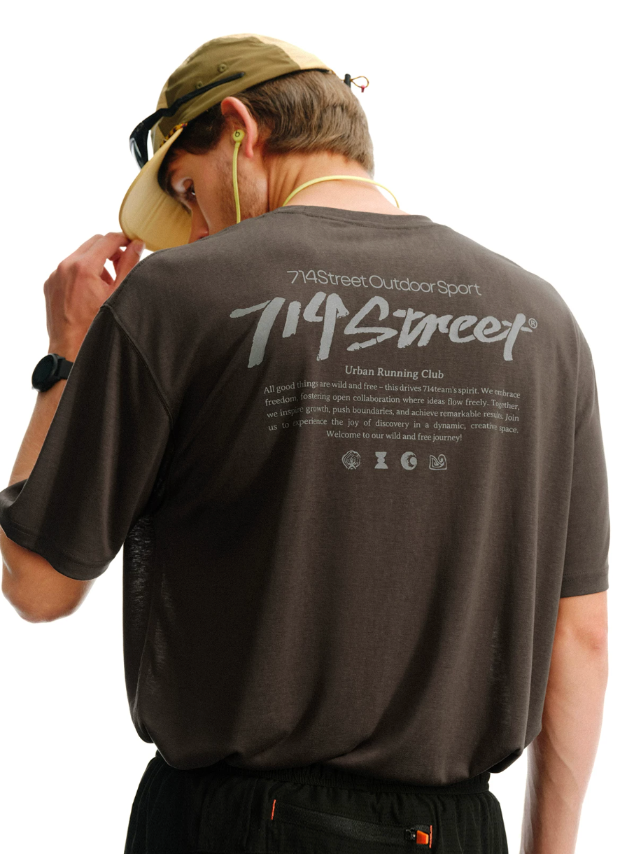 714STREET バックプリント Tシャツ MB5166