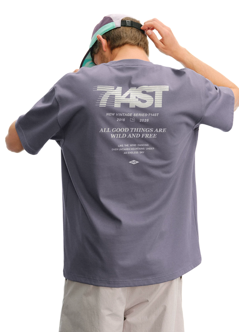 714STREET バックプリント Tシャツ MB5169