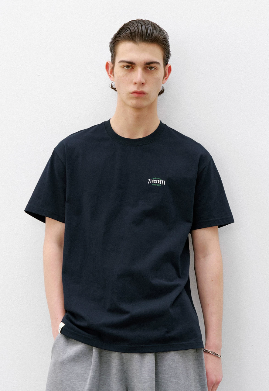 714STREET バックプリント Tシャツ MB5173