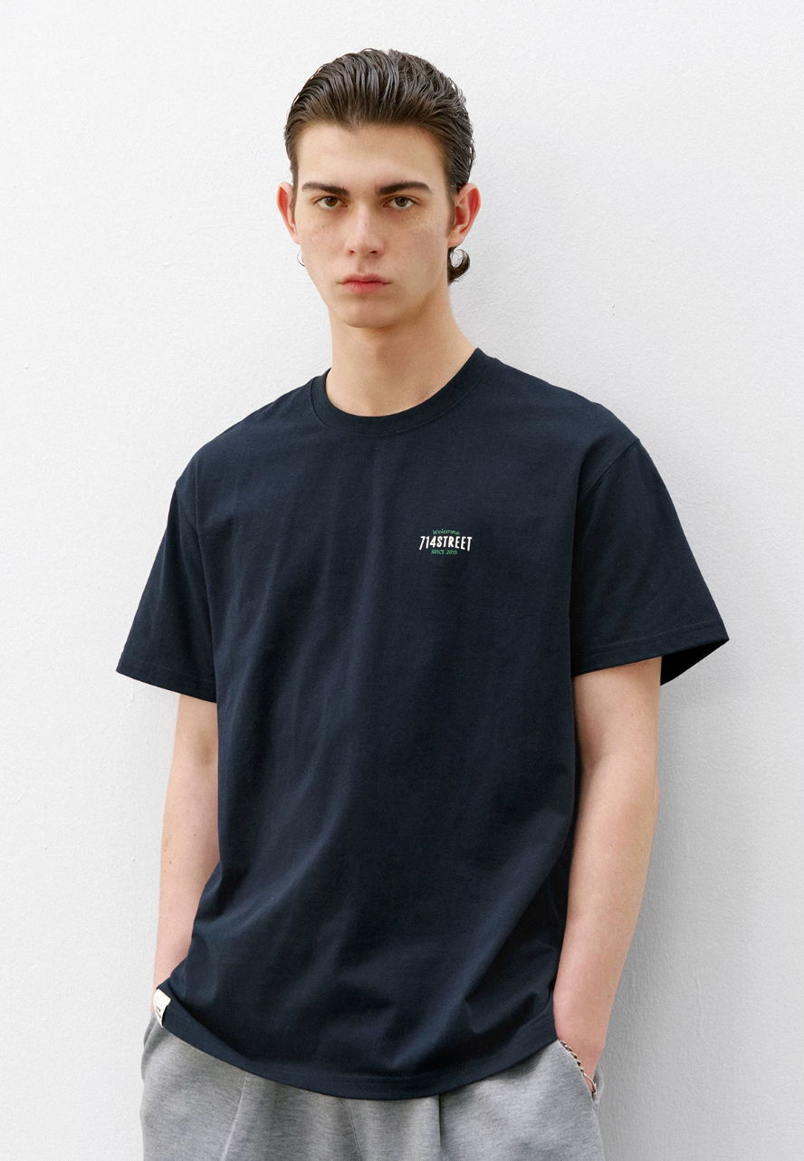 714STREET バックプリント Tシャツ MB5173