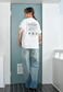 714STREET バックプリント Tシャツ MB5173