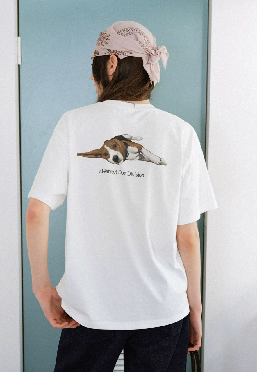 714STREET バックプリント Tシャツ MB5172