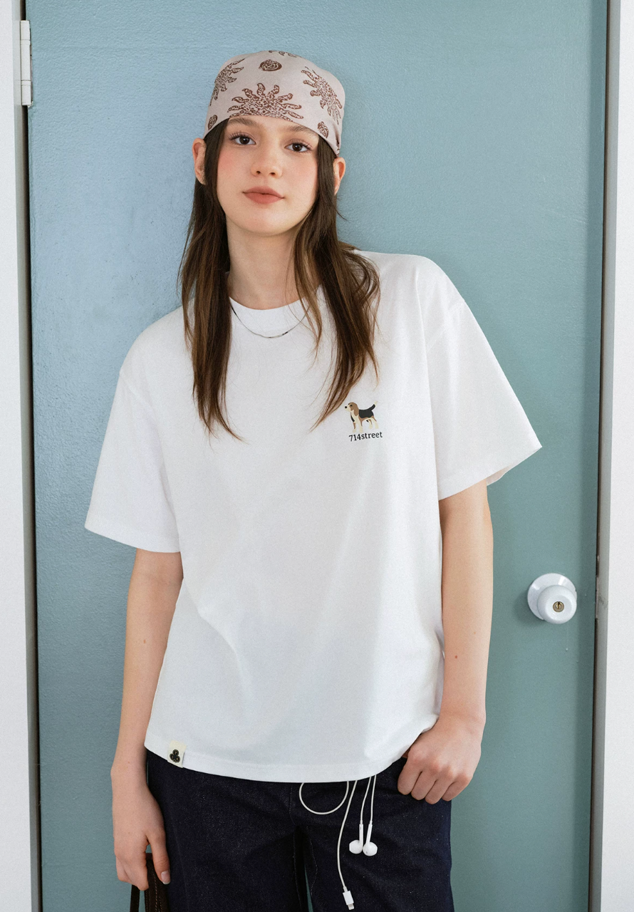 714STREET バックプリント Tシャツ MB5172