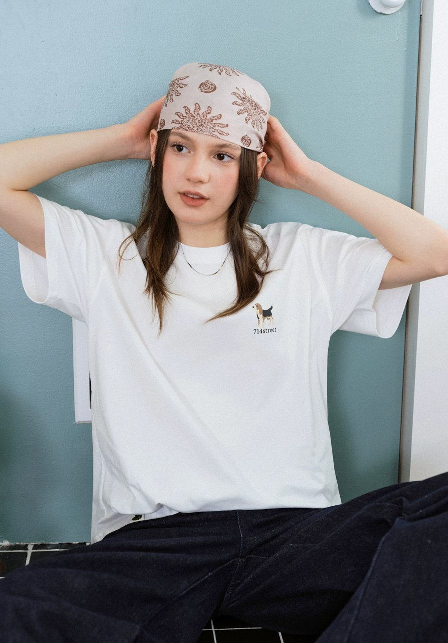 714STREET バックプリント Tシャツ MB5172