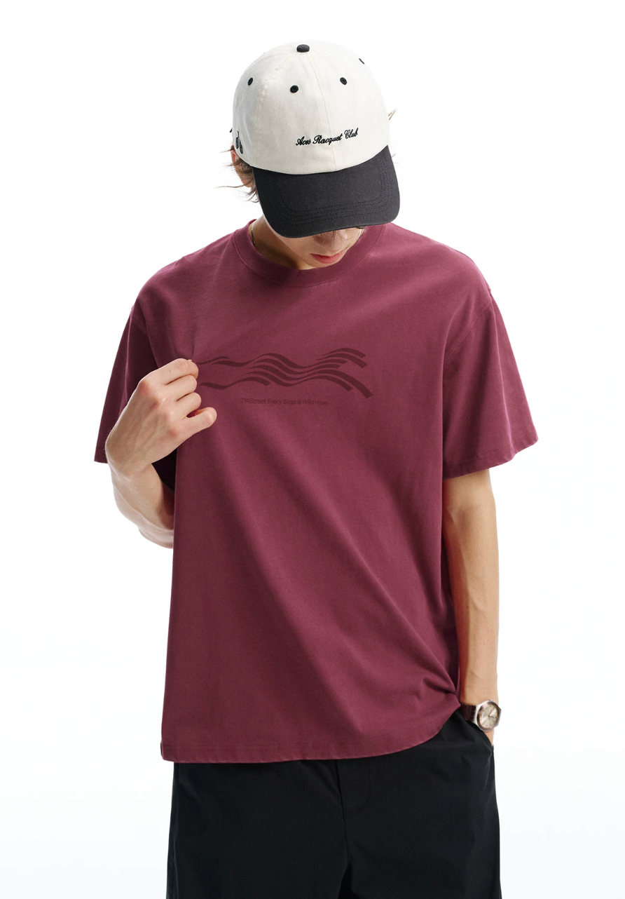 714STREET ウォッシュ フロントロゴ Tシャツ MB5174