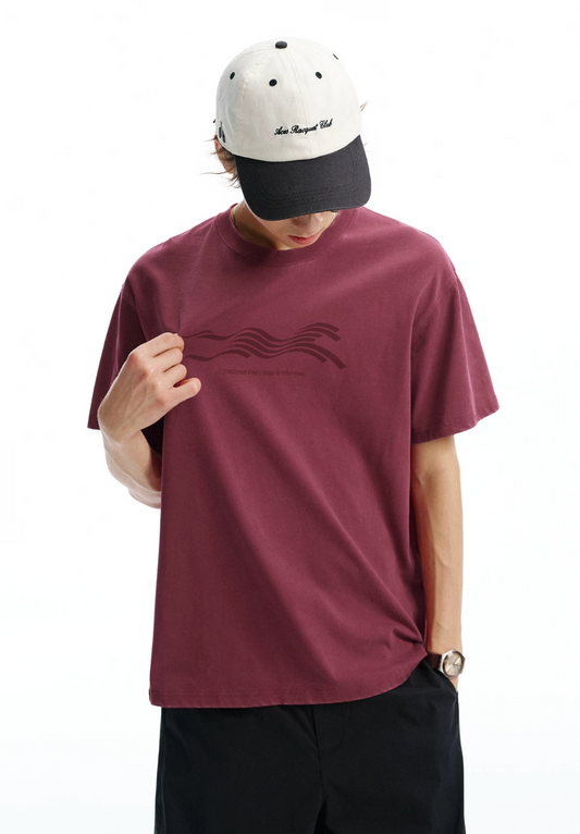 714STREET ウォッシュ フロントロゴ Tシャツ MB5174