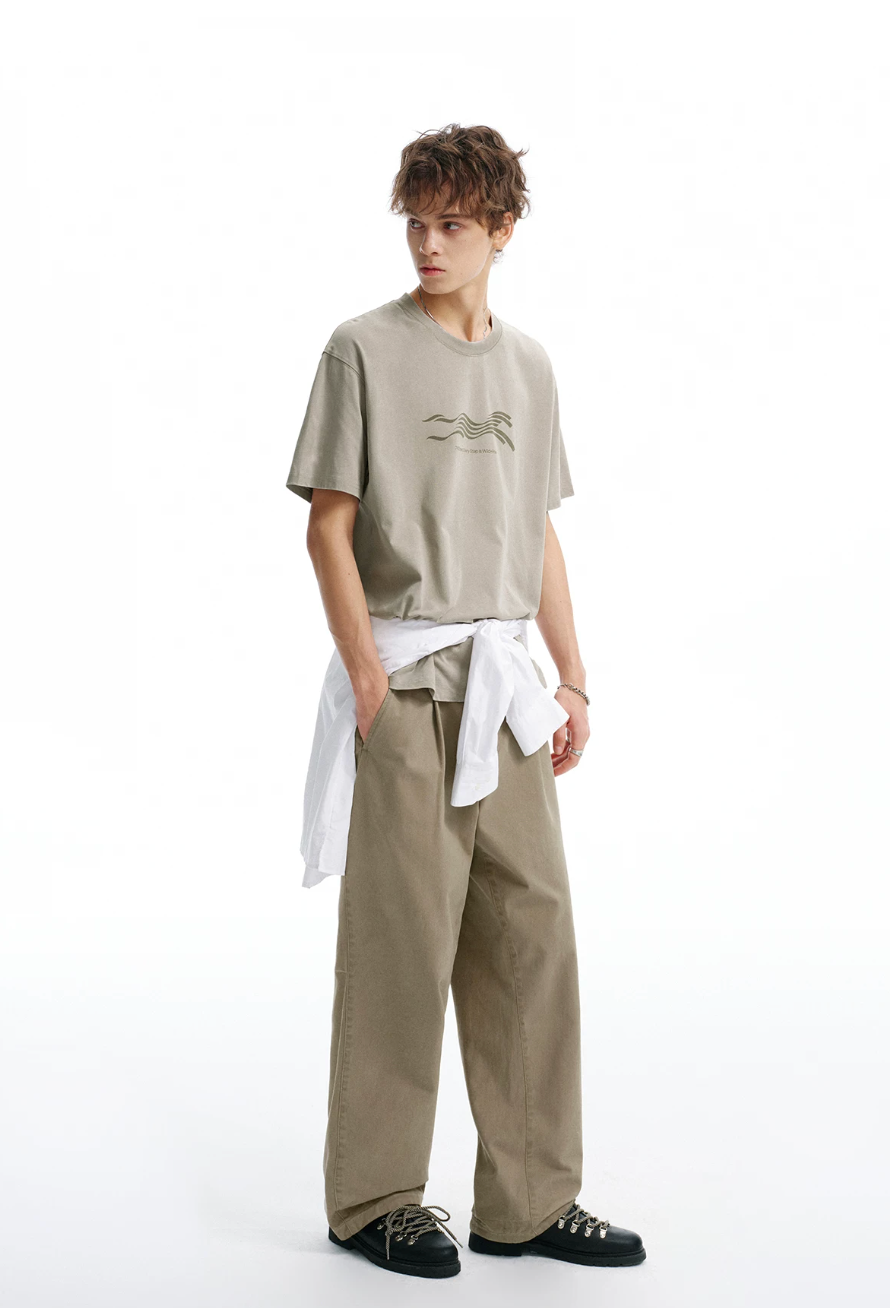 714STREET ウォッシュ フロントロゴ Tシャツ MB5174