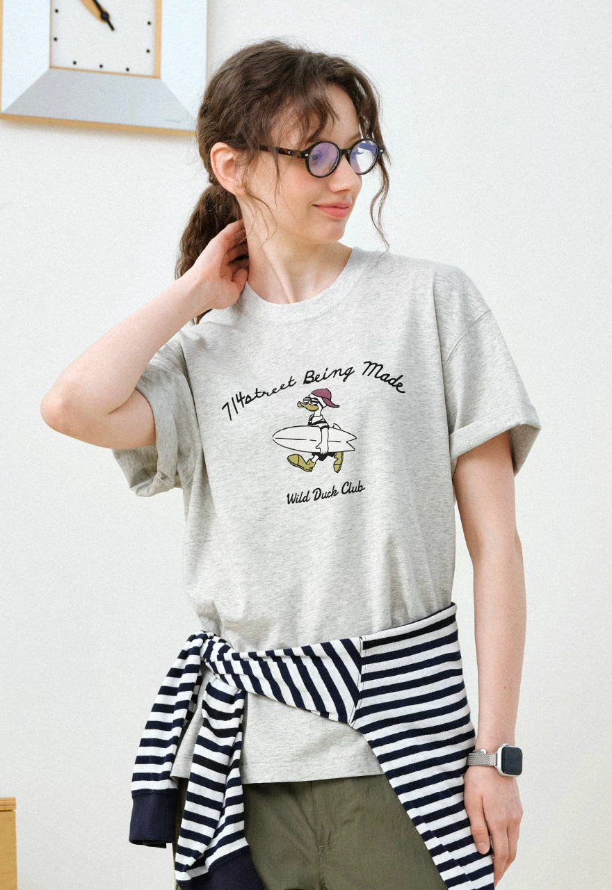 714STREET フロントロゴ Tシャツ MB5175