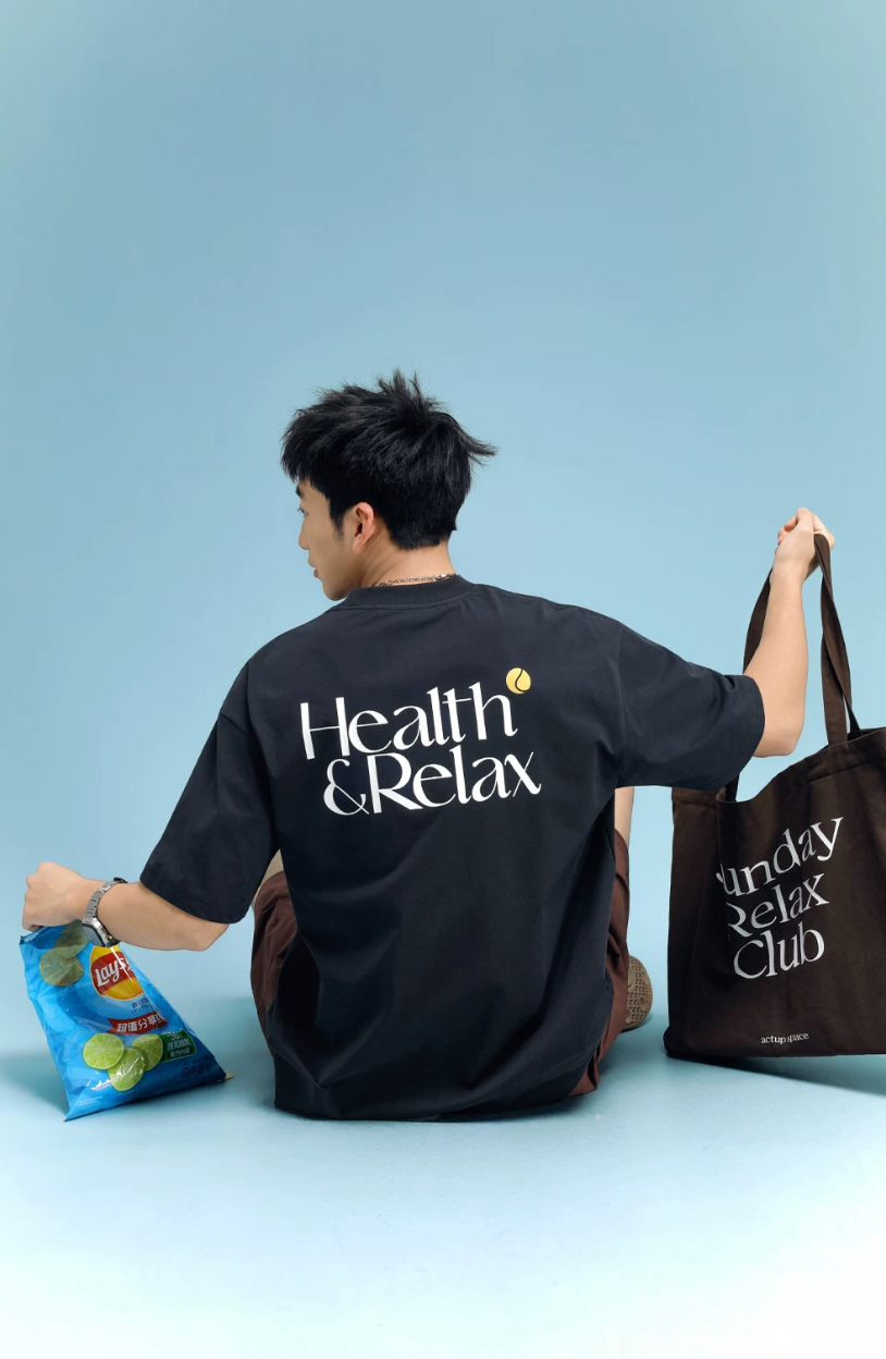 ACTUP バックプリント Tシャツ MB5194