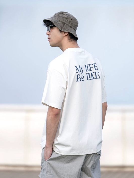 BTB バックプリント Tシャツ MB5196
