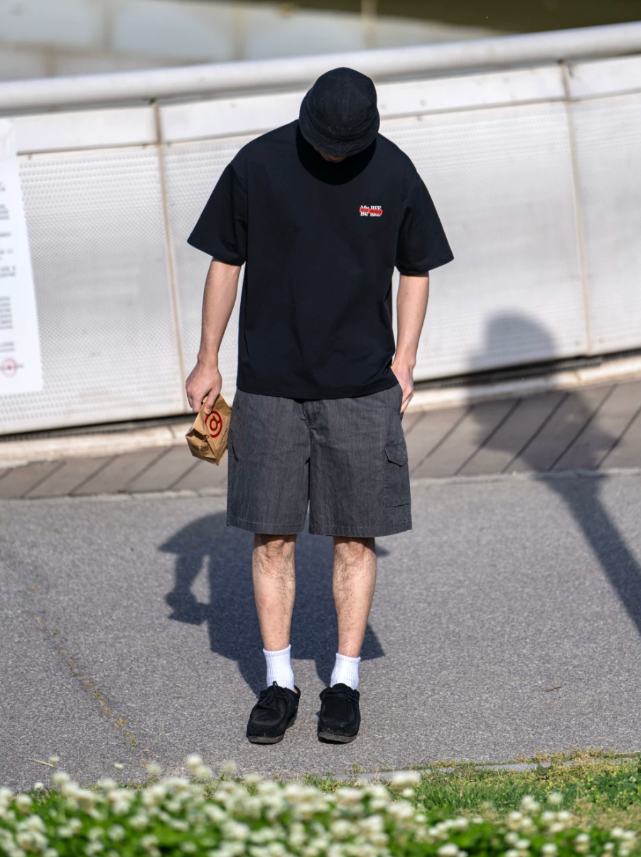 BTB ウォッシュ カーゴ ハーフパンツ MB5208