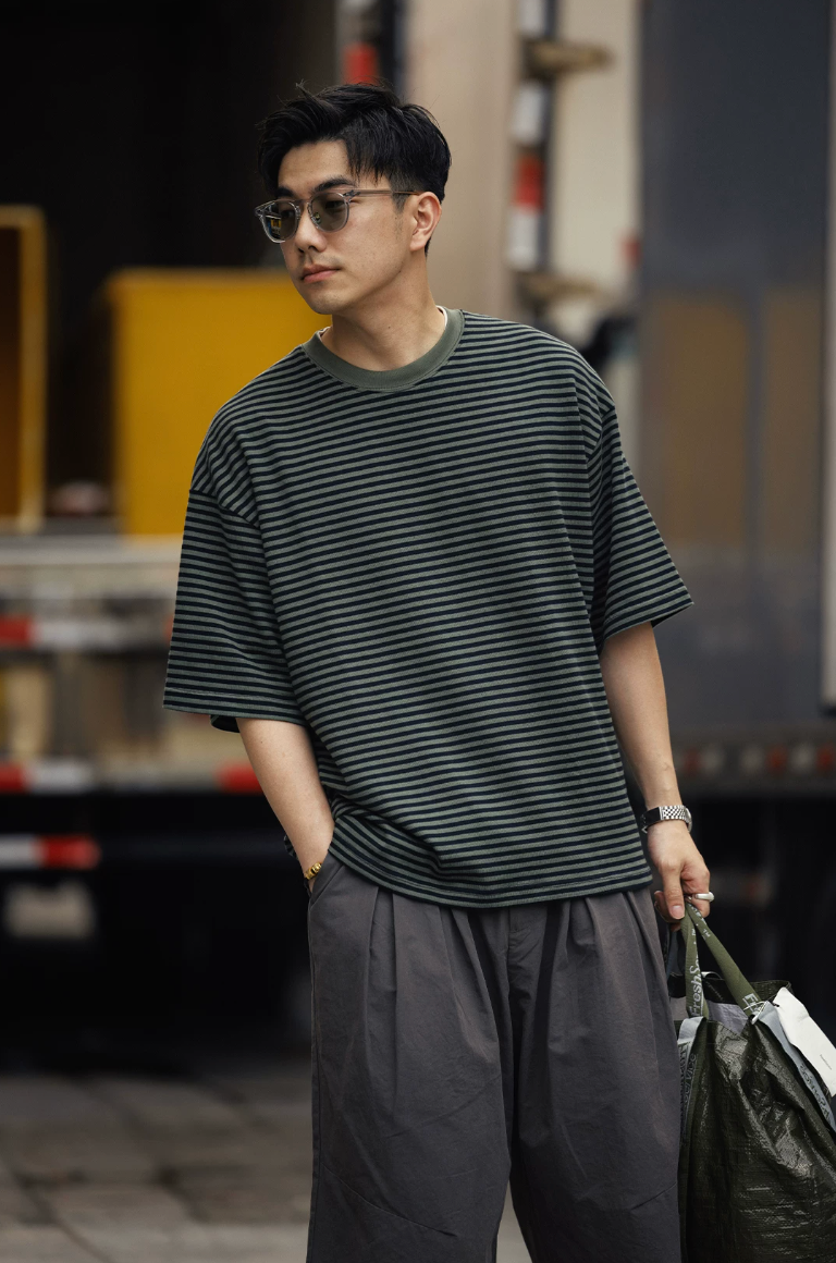 BANANACLUB ストライプ Tシャツ MB5212
