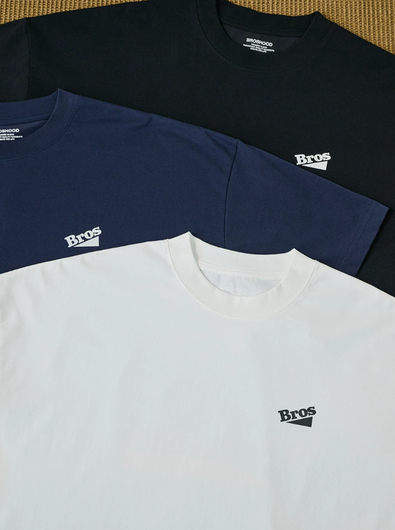 BROSHOOD バックプリント Tシャツ MB5219