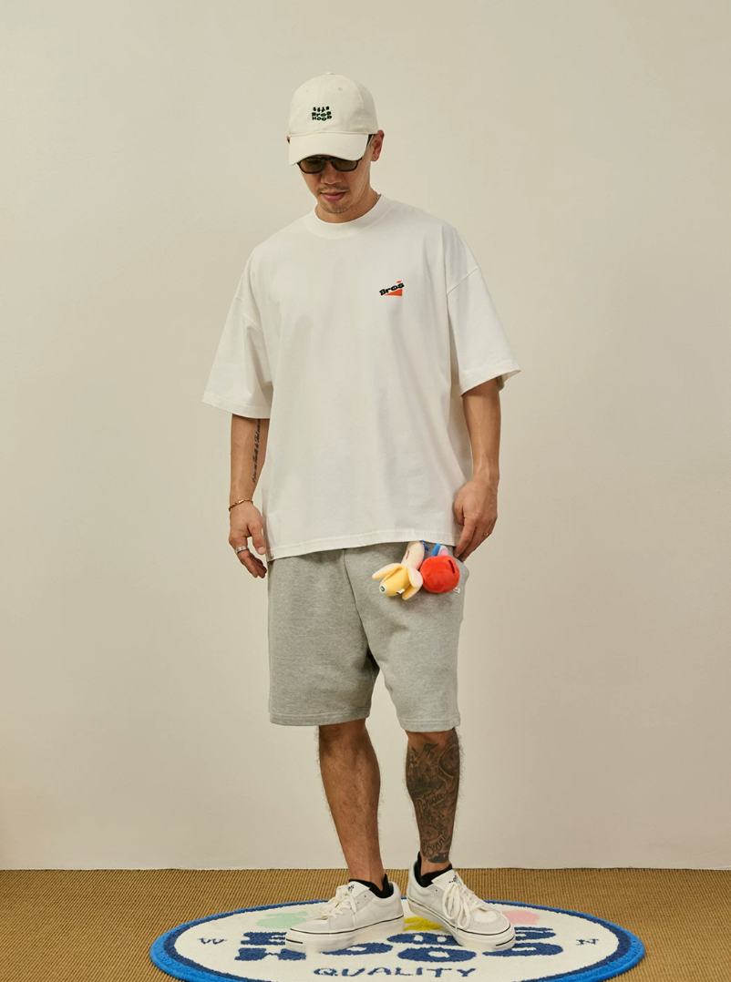 BROSHOOD バックプリント Tシャツ MB5220
