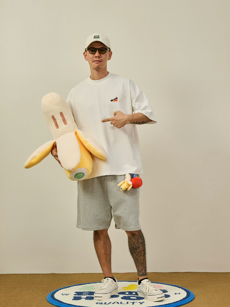 BROSHOOD バックプリント Tシャツ MB5220
