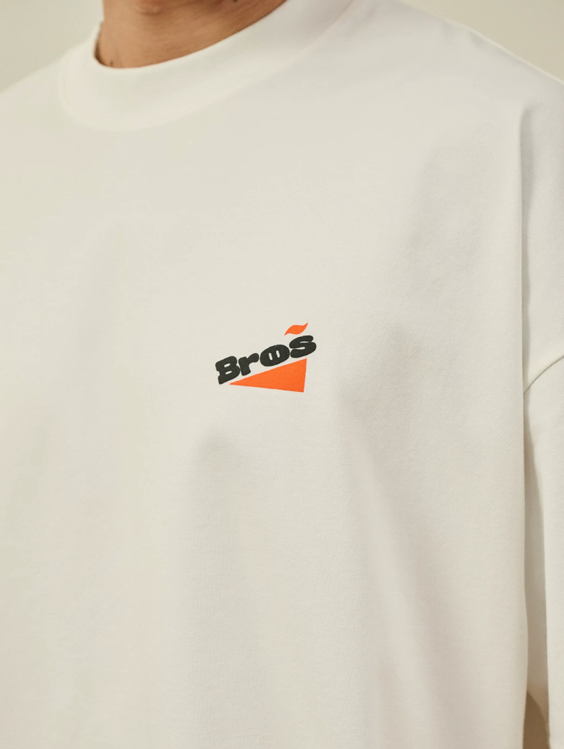 BROSHOOD バックプリント Tシャツ MB5220