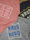 BROSHOOD バックプリント Tシャツ MB5221