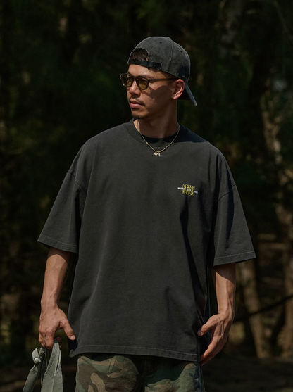 BROSHOOD バックプリント Tシャツ MB5221