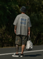 BROSHOOD バックプリント Tシャツ MB5221