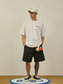 BROSHOOD バックプリント Tシャツ MB5222