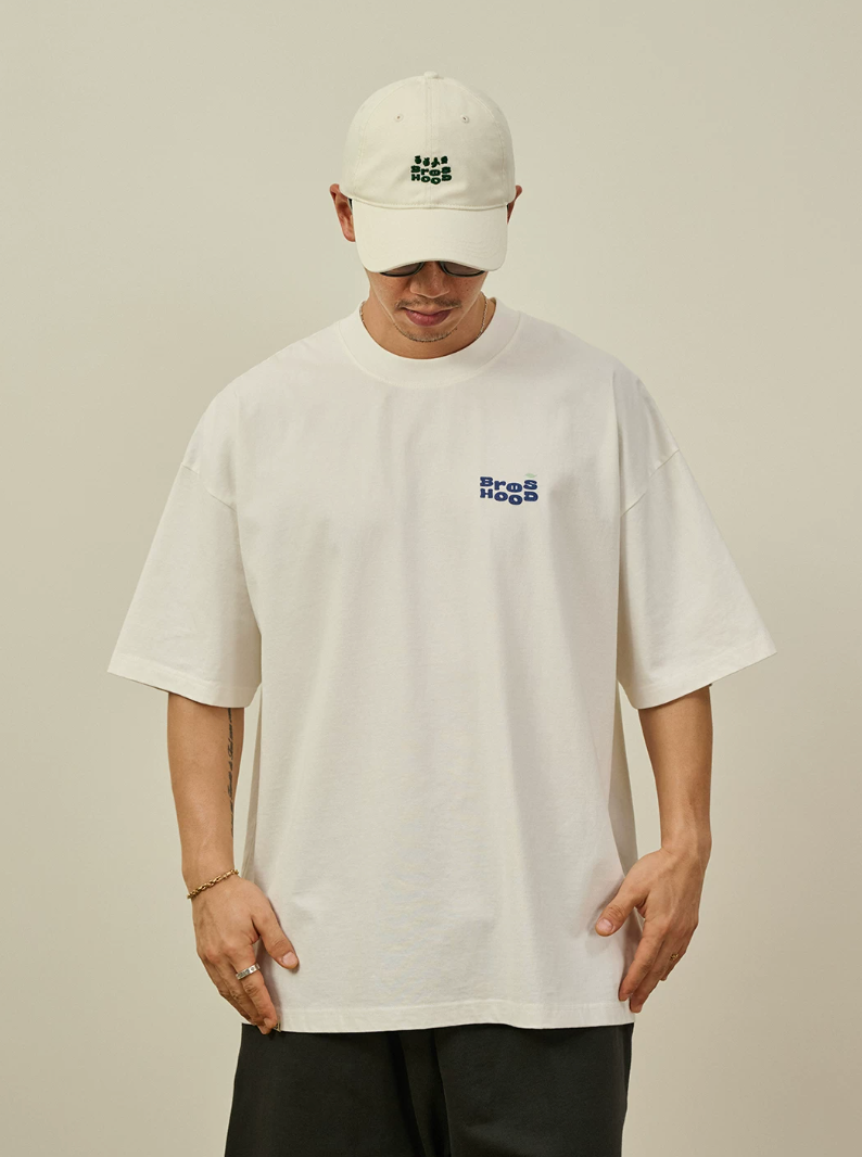 BROSHOOD バックプリント Tシャツ MB5222
