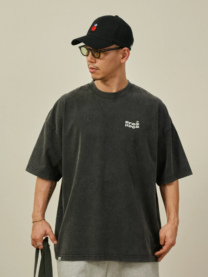 BROSHOOD バックプリント Tシャツ MB5222