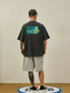 BROSHOOD バックプリント Tシャツ MB5223