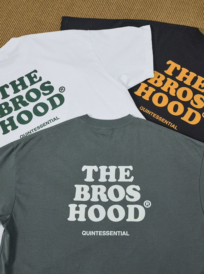 BROSHOOD バックプリント Tシャツ MB5224