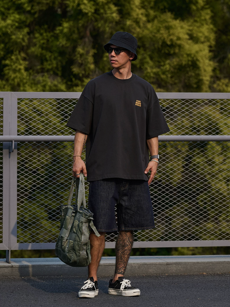 BROSHOOD バックプリント Tシャツ MB5224