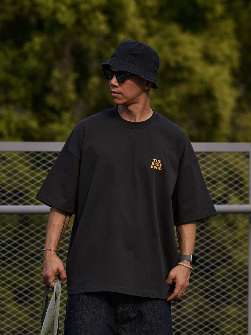 BROSHOOD バックプリント Tシャツ MB5224
