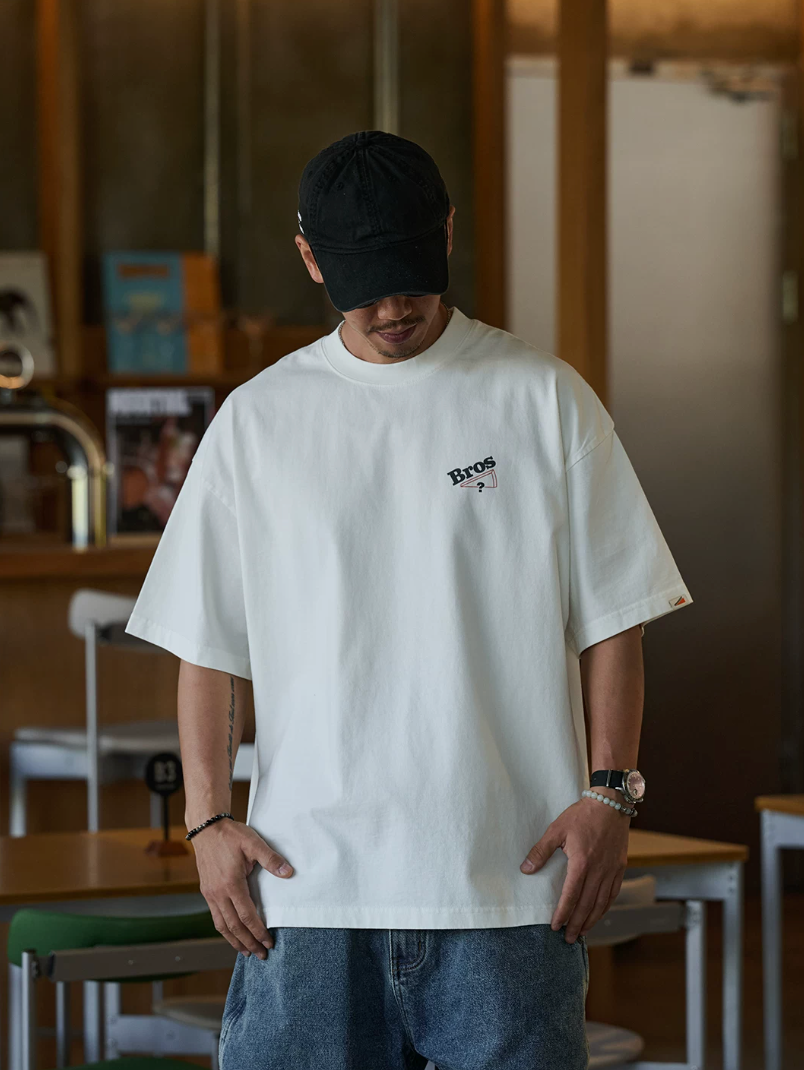 BROSHOOD バックプリント Tシャツ MB5225