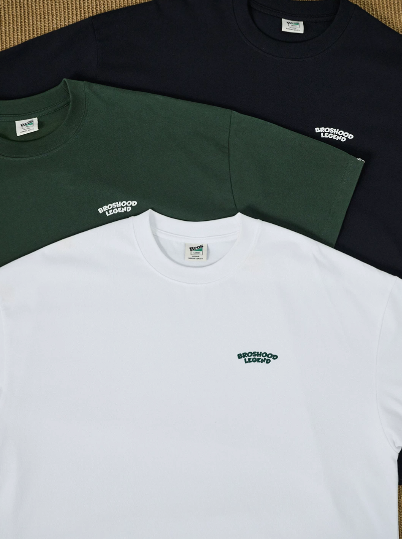 BROSHOOD バックプリント Tシャツ MB5226