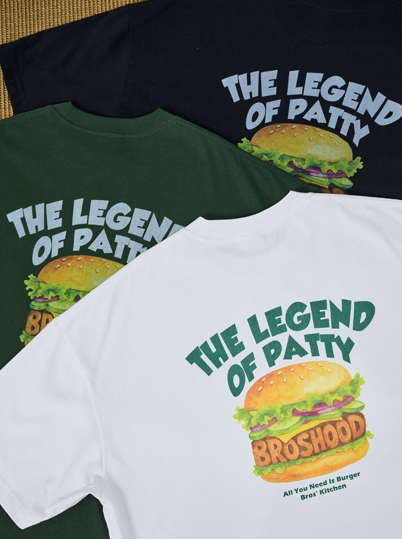 BROSHOOD バックプリント Tシャツ MB5226