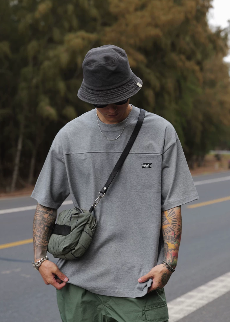 UNBENT ロゴ ポケットTシャツ MB5241