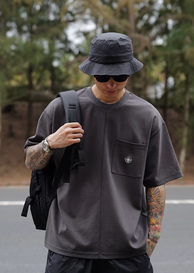 UNBENT ロゴ ポケットTシャツ MB5242