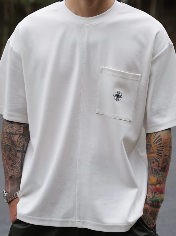 UNBENT ロゴ ポケットTシャツ MB5242