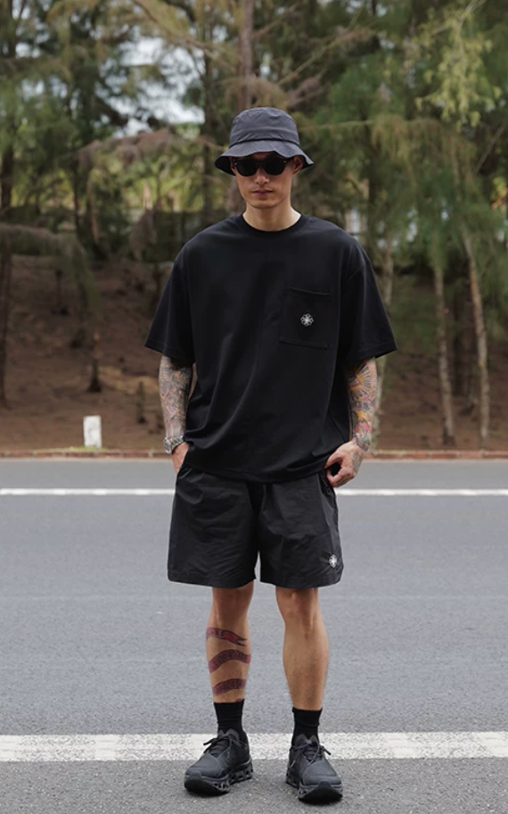 UNBENT ロゴ ポケットTシャツ MB5242