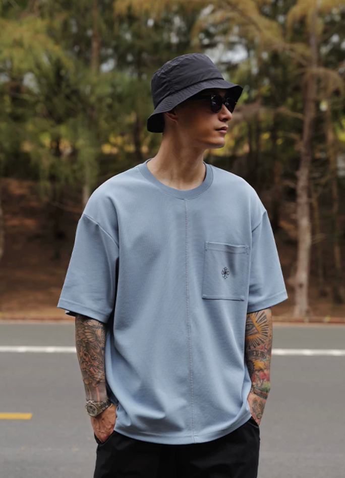 UNBENT ロゴ ポケットTシャツ MB5242