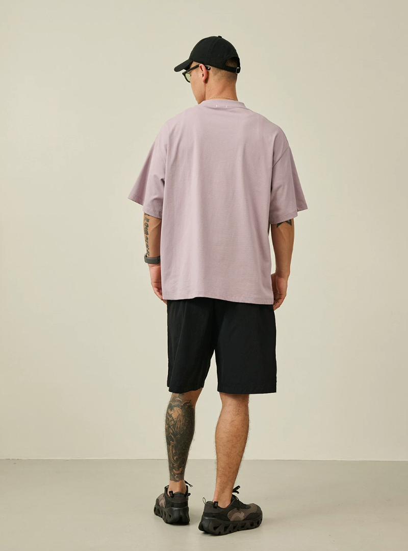 BROSHOOD ワンポイントロゴ Tシャツ MB5249