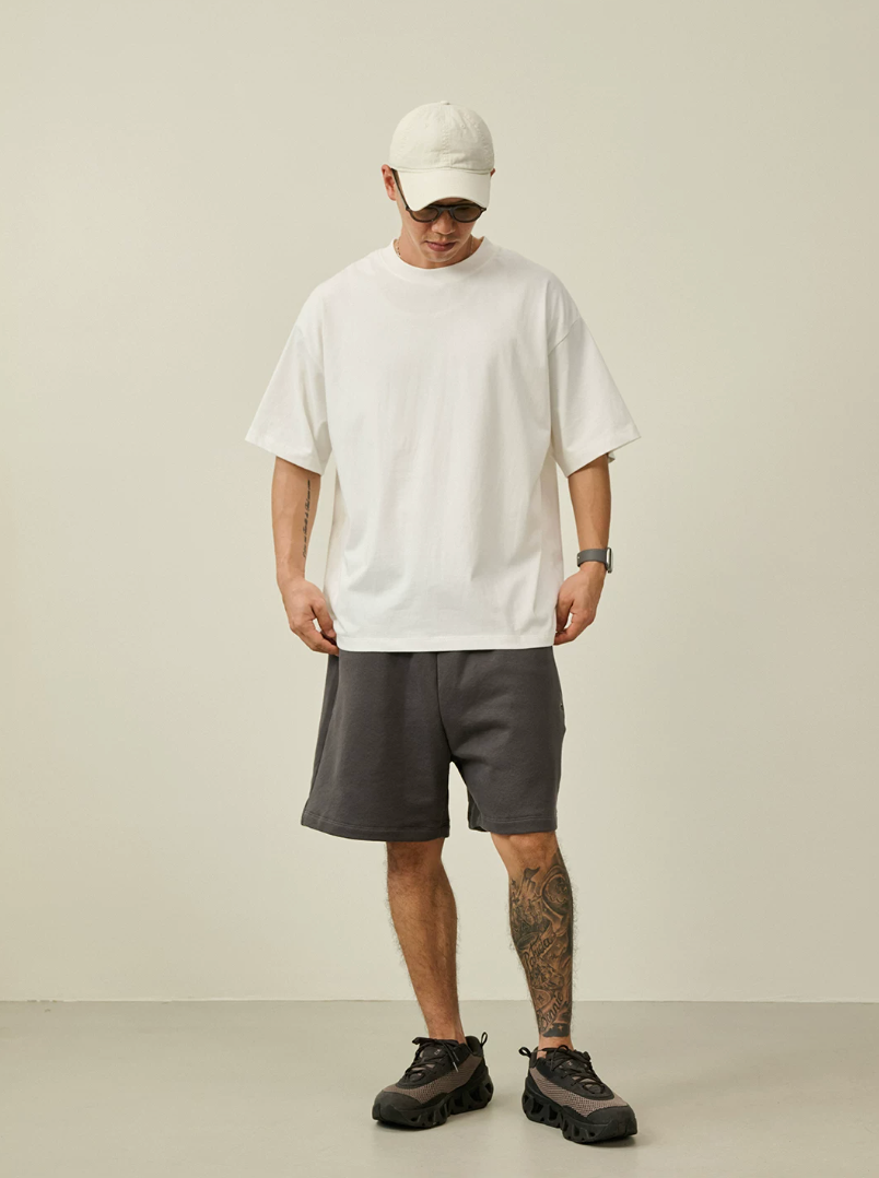 BROSHOOD ワンポイントロゴ Tシャツ MB5249