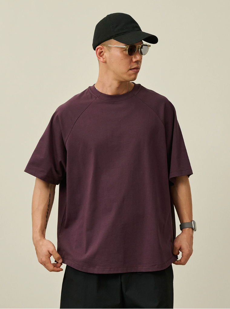 BROSHOOD 袖ロゴ Tシャツ MB5250