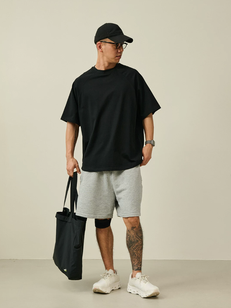 BROSHOOD 袖ロゴ Tシャツ MB5250