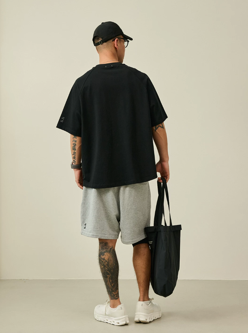 BROSHOOD 袖ロゴ Tシャツ MB5250